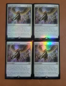 1x Playset of (4) NM FOIL PROMO Sigarda's Summons #404 Crimson Vow VOW - Image 1