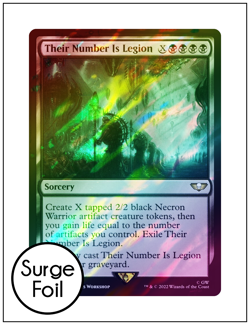 1x Their Number Is Legion, Surge Foil, Warhammer 40k, Magic MTG NM - Image 1