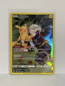 Pikachu - TG05/TG30 - Pokemon Lost Origins Trainer Gallery Holo Rare Card NM - Image 1