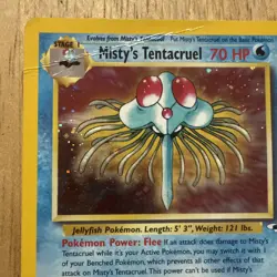 Misty’s Tentacruel - 10/132 - Gym Heroes - Holo Rare - Pokemon - Damaged - Image 3