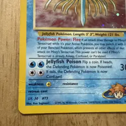 Misty’s Tentacruel - 10/132 - Gym Heroes - Holo Rare - Pokemon - Damaged - Image 5