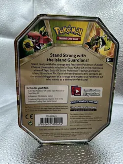 Pokemon Tapu Bulu GX Island Powers Summer Tin 2017. Factory Sealed Tin. - Image 2