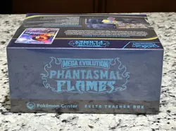 Pokemon Center Mega Evolution Phantasmal Flames ETB Elite Trainer Box Sealed - Image 3