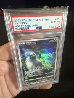 GRADED PSA 10 2022 Pokemon JPN.SWSH FA/Absol VStar Universe #191 - Image 1