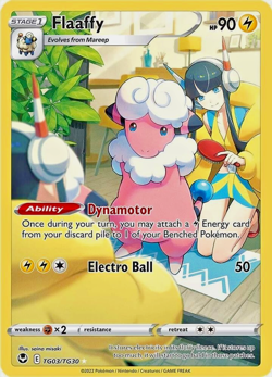 Pokemon TCG Flaffy TG03/TG30 Silver Tempest Trainer Gallery Full Art Ultra Rare - Image 1