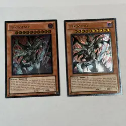 2x Tragoedia TU04-EN000 Ultimate Rare Promo Yugioh - Image 1