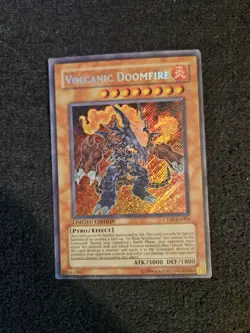 YuGiOh Volcanic Doomfire CT04-EN004 Secret Rare Limited Edition LP - Image 1