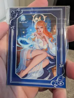 One Piece CCG Nami Metal Card Qixing QX-USP-007 - Image 1