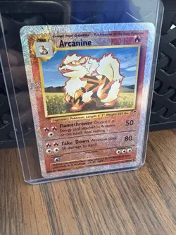 Arcanine (36/110) ~ Legendary Collection 2002 Reverse Holo Pokemon TCG Card MP - Image 2