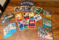 Digimon Card Game Lot of 126 Cards English Unplayed - Image 2