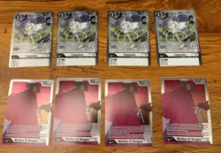 Digimon Card Game Lot of 126 Cards English Unplayed - Image 4