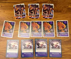 Digimon Card Game Lot of 126 Cards English Unplayed - Image 5