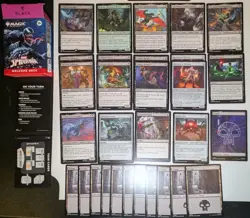 MTG Spider-Man Black Welcome Deck Incomplete 57 of 60 Cards With Box - Image 1