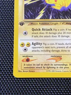 Pokemon Card - Pikachu Neo Genesis 70/111 1st Edition LP - Image 5
