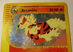Pokemon TCG Aquapolis Arcanine H2/H32 Holo Card 2002 Played RARE Collectible - Image 4