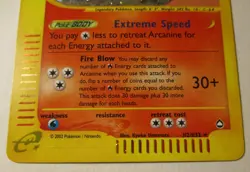 Pokemon TCG Aquapolis Arcanine H2/H32 Holo Card 2002 Played RARE Collectible - Image 5