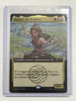 Magic The Gathering x Avatar Katara The Fearless Promo Card SDCC 2025 - Image 1
