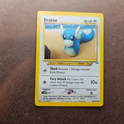 Dratini 63/105 Pokemon Neo Destiny Card - LP - Image 1