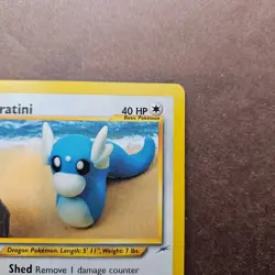 Dratini 63/105 Pokemon Neo Destiny Card - LP - Image 3