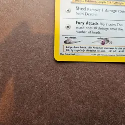 Dratini 63/105 Pokemon Neo Destiny Card - LP - Image 4