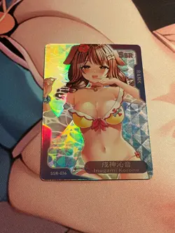 Goddess Story Senpai Haven - SSR-036 - Inugami Korone -Hololive- Sexy Waifu Card - Image 1