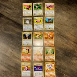 1996 Pokemon Japanese Pocket Monster Card Lot Of 12 - Image 1