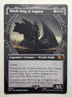 Witch-king of Angmar (Showcase) LTR 311 NM+ mtg magic lotr card mythic Near Mint - Image 1