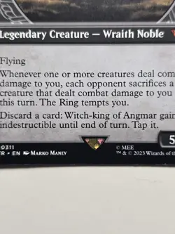 Witch-king of Angmar (Showcase) LTR 311 NM+ mtg magic lotr card mythic Near Mint - Image 4