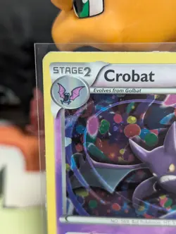 Pokemon Card Crobat 33/119 Cosmos Holo With HD Galaxy Swirl 🍥 - Image 3