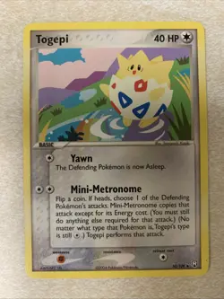Pokemon Card - Togepi Team Rocket Returns 50/109 Uncommon NM - Image 1
