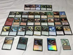 MTG WURMS Themed Magic The Gathering Card Lot + Xtras Added ! - Image 2