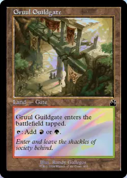 Gruul Guildgate (Retro Frame) 0403 MTG RVR NM Foil - Image 1