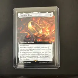 The One Ring (Extended Art) Universes Beyond: the Lord of the Rings MTG 0380 - Image 1