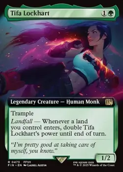 Tifa Lockhart (#473) - Extended Art FIN NM MTG - Image 1
