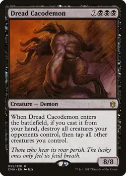 Dread Cacodemon Commander Anthology LP MTG - Image 1