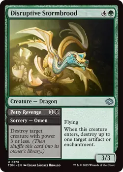 Magic the Gathering Disruptive Stormbrood X 1 NM Tarkir Dragonstorm Non-Foil - Image 1