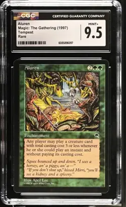 Aluren. Tempest Mtg. CGC 9.5 Mint+! - Image 1