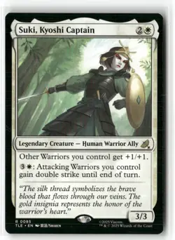 Suki, Kyoshi Captain MTG Avatar The Last Airbender Jumpstart NM - Image 1