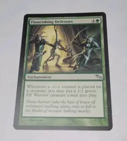 FLOURISHING DEFENSES Shadowmoor MTG Magic the Gathering Uncommon - Image 1