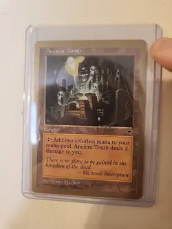 1999 World Championships Ancient Tomb Gold Border LP English MTG - Image 1