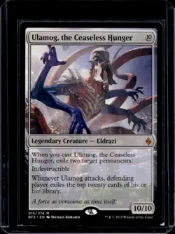 2015 Magic MTG Battle For Zendikar Ulamog, Ceaseless Hunger Prerelease Promo #15 - Image 1