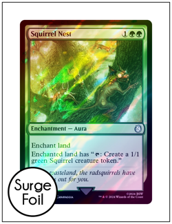 1x Squirrel Nest, Fallout Surge Foil, Magic MTG NM - Image 1
