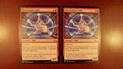 2x 2 x Electrostatic Field x2 - NM Near Mint Guilds of Ravnica English MTG Magic - Image 1