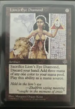 ***Lion's Eye Diamond*** MTG Mirage Magic Kid Icarus - Image 1