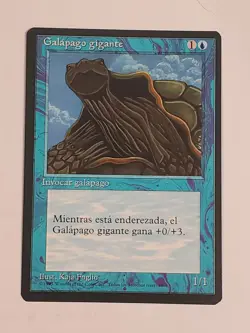 MTG Giant Tortoise (Spanish 4th Edition (BB)/Blue/C) - BGM - Image 1