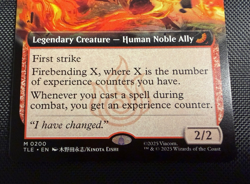 MTG Zuko Firebending Master Extended Art Regular Avatar The Last Airbender NM - Image 2