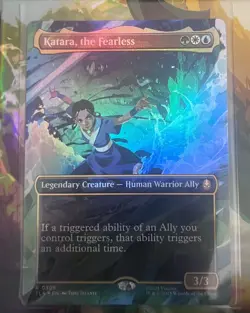 Katara, the Fearless x1 Mtg Foil Borderless Avatar: The Last Airbender - Image 1