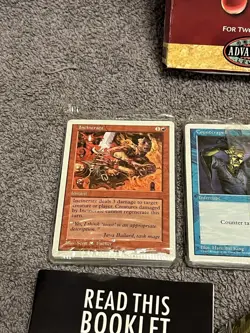 Vintage Magic The Gathering 5th Edition 2 Player Deck Box Complete Pack Open - Image 3