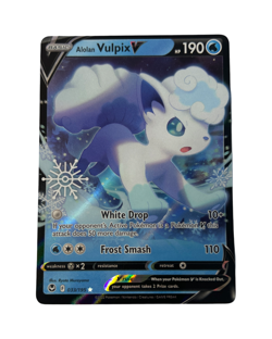 Pokemon Tcg Vulpix V 033/195 Snowflake Stamp PROMO !!! MINT - Image 1