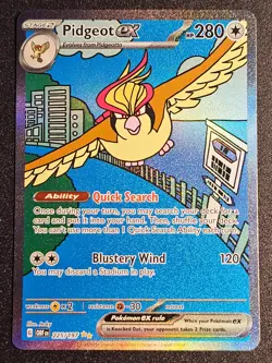 Pokemon TCG - Pidgeot EX 225/197 Obsidian Flames - Image 1